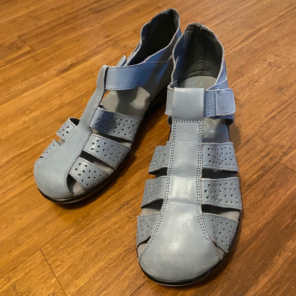 Propet Leather Fisherman Sandals 8 Extra Wide